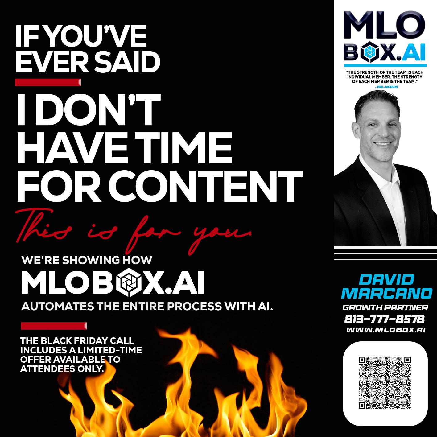 if you - David Marcano -Branch Manger/Sr. Loan Originator
