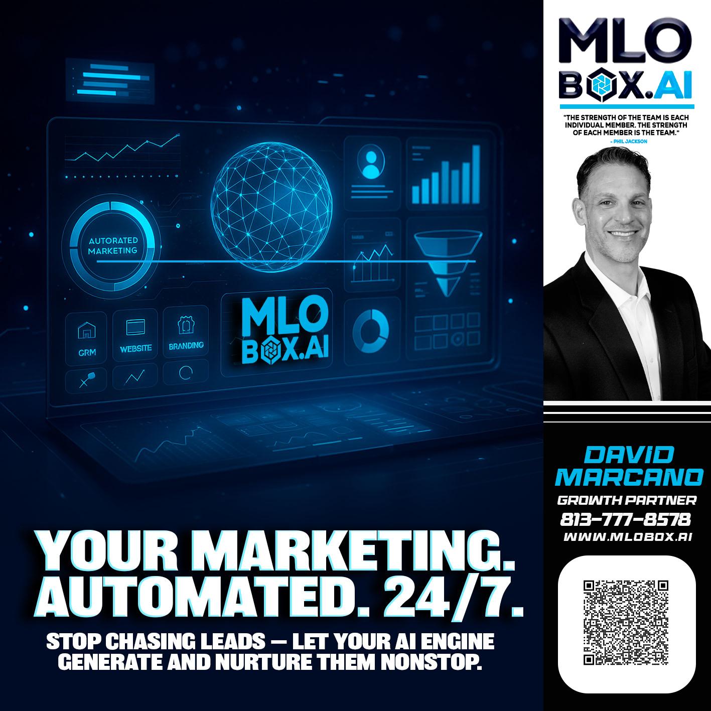 your marketing team - David Marcano -Branch Manger/Sr. Loan Originator
