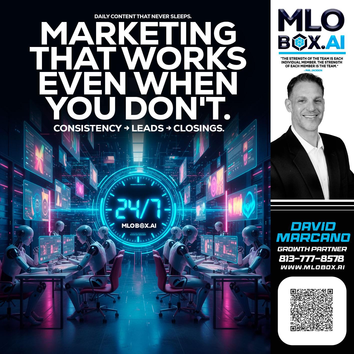 MARKETING THAT WORKS - David Marcano -Branch Manger/Sr. Loan Originator