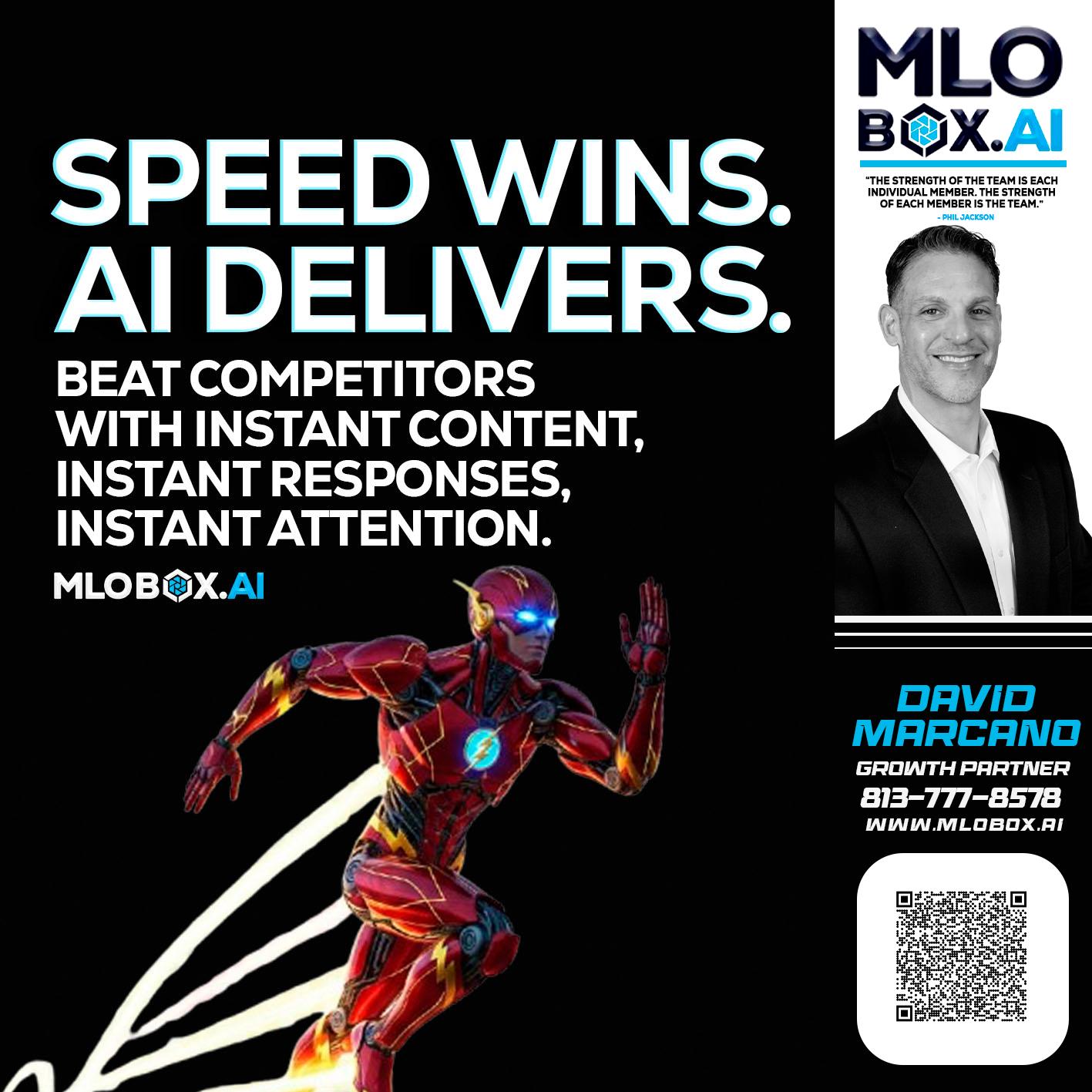 SPEED WINS - David Marcano -Branch Manger/Sr. Loan Originator