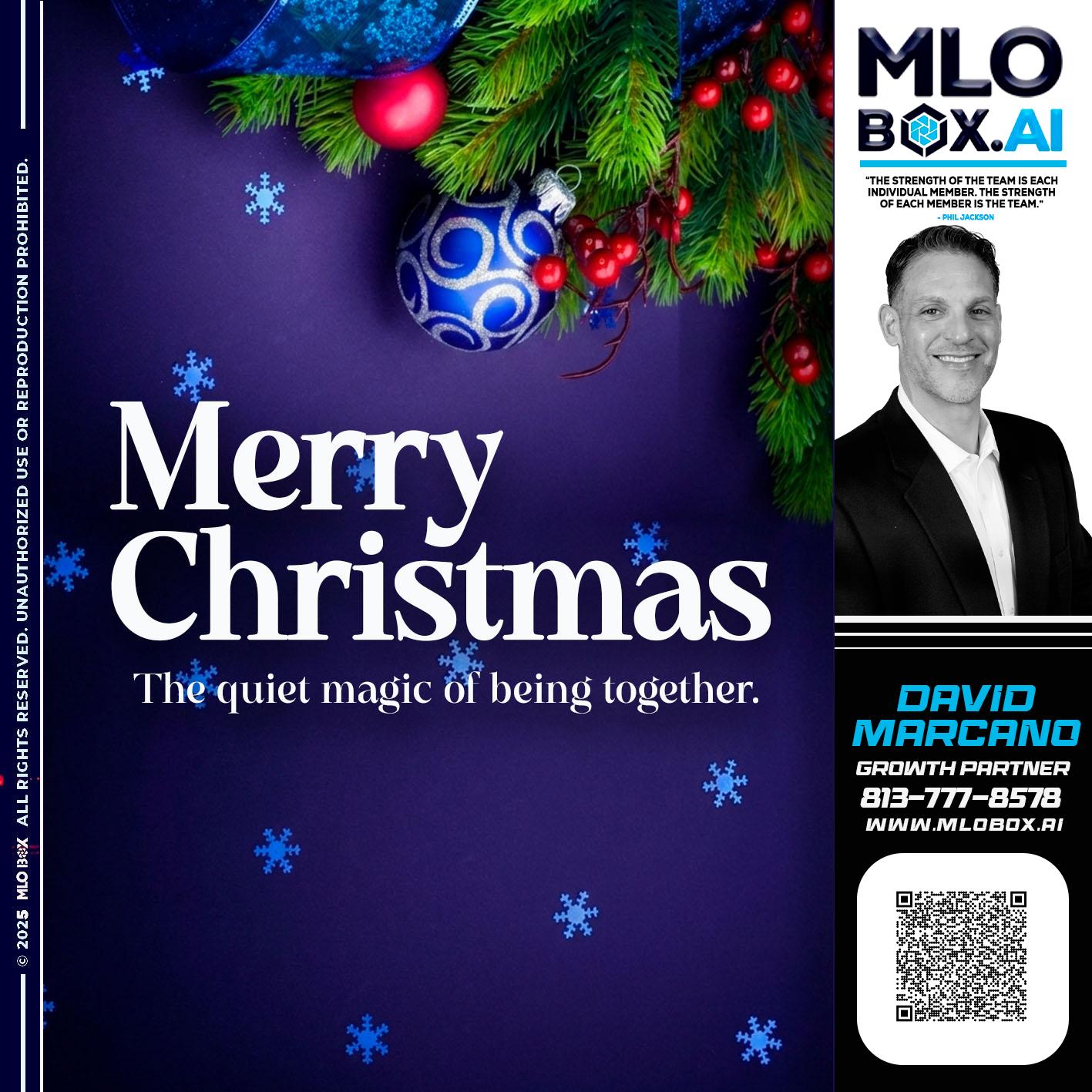 merry christmas - David Marcano -Branch Manger/Sr. Loan Originator