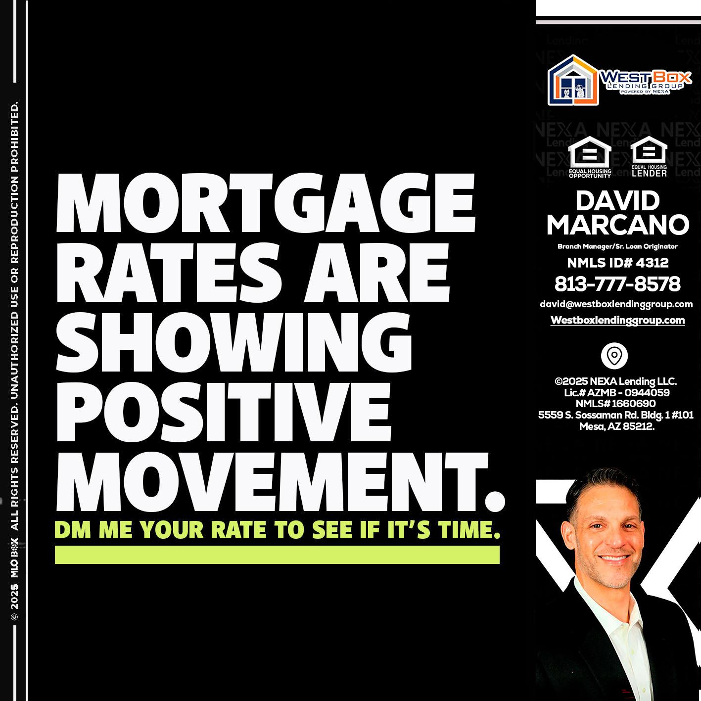 MORTGAGE - David Marcano -Branch Manager/Sr. Loan Originator