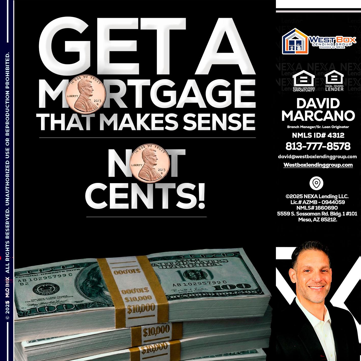 get a mortgage - David Marcano -Branch Manager/Sr. Loan Originator