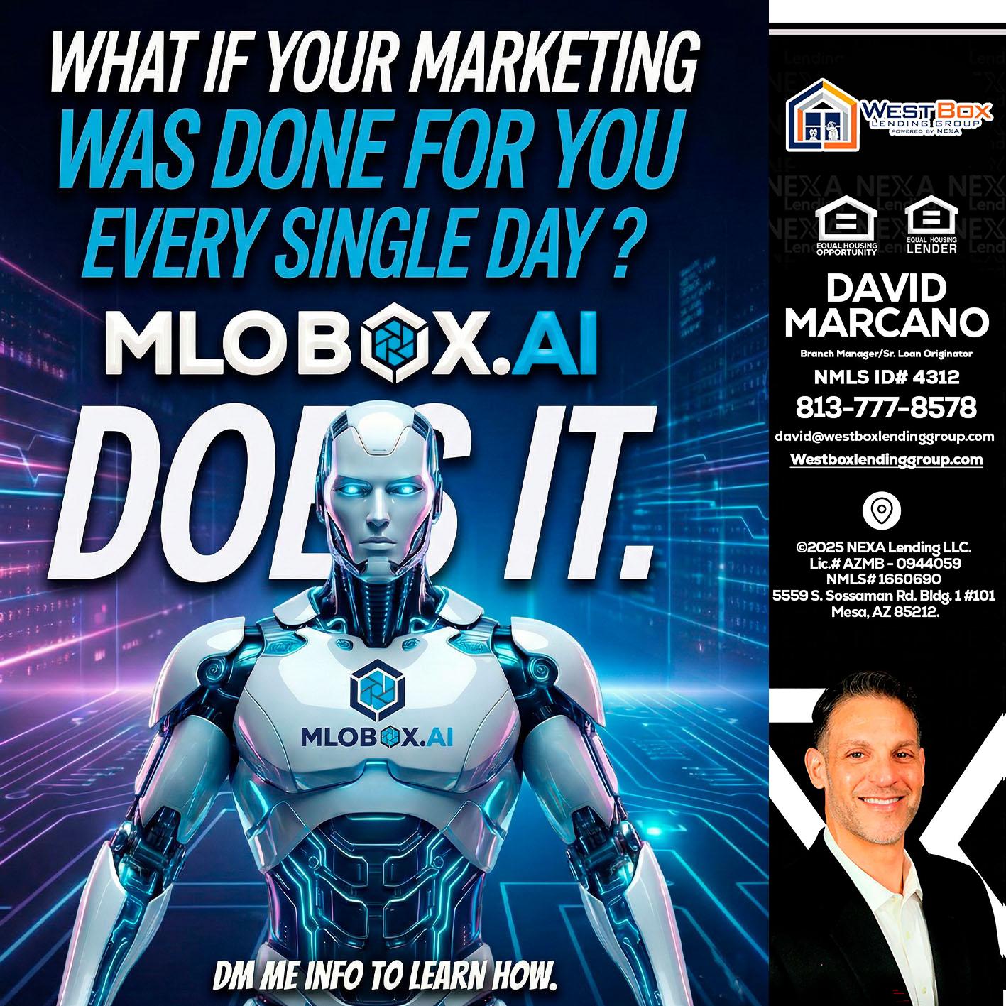 DOES IT - David Marcano -Branch Manager/Sr. Loan Originator