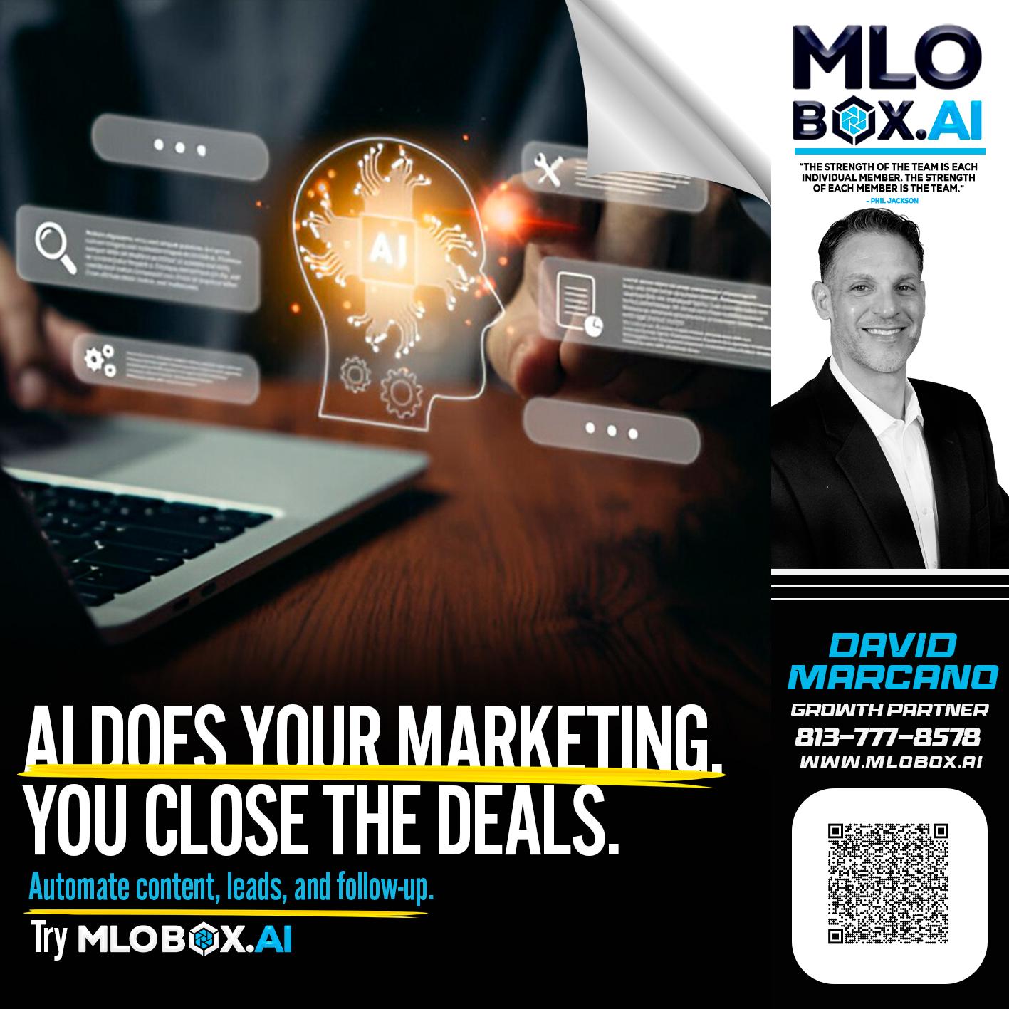 AI DOES - David Marcano -Branch Manager/Sr. Loan Originator