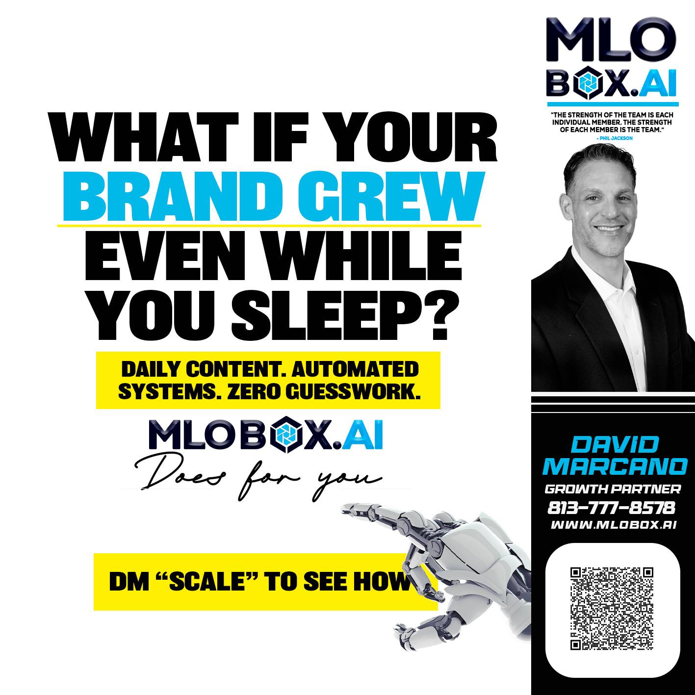WHAT IF YOUR BRAND GREW - David Marcano -Branch Manger/Sr. Loan Originator