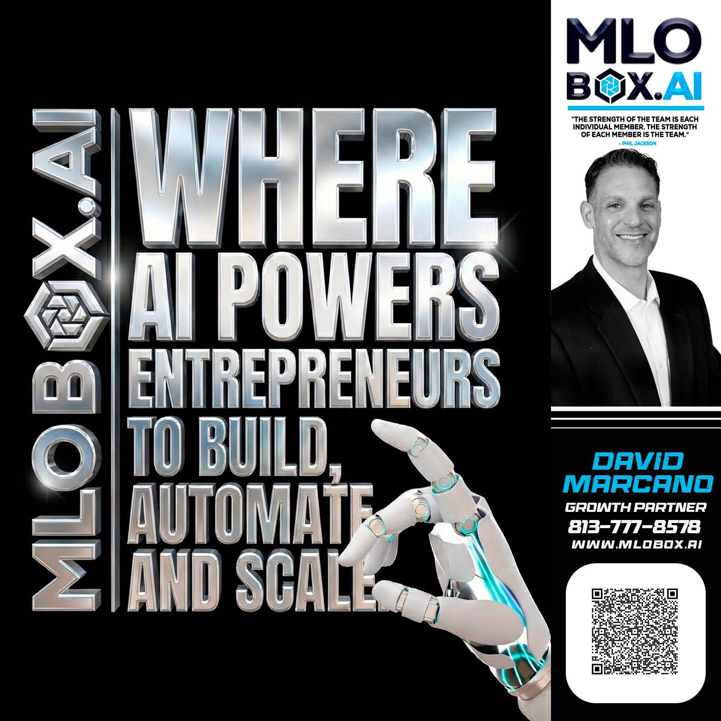 WHERE AI POWERS - David Marcano -Branch Manager/Sr. Loan Originator