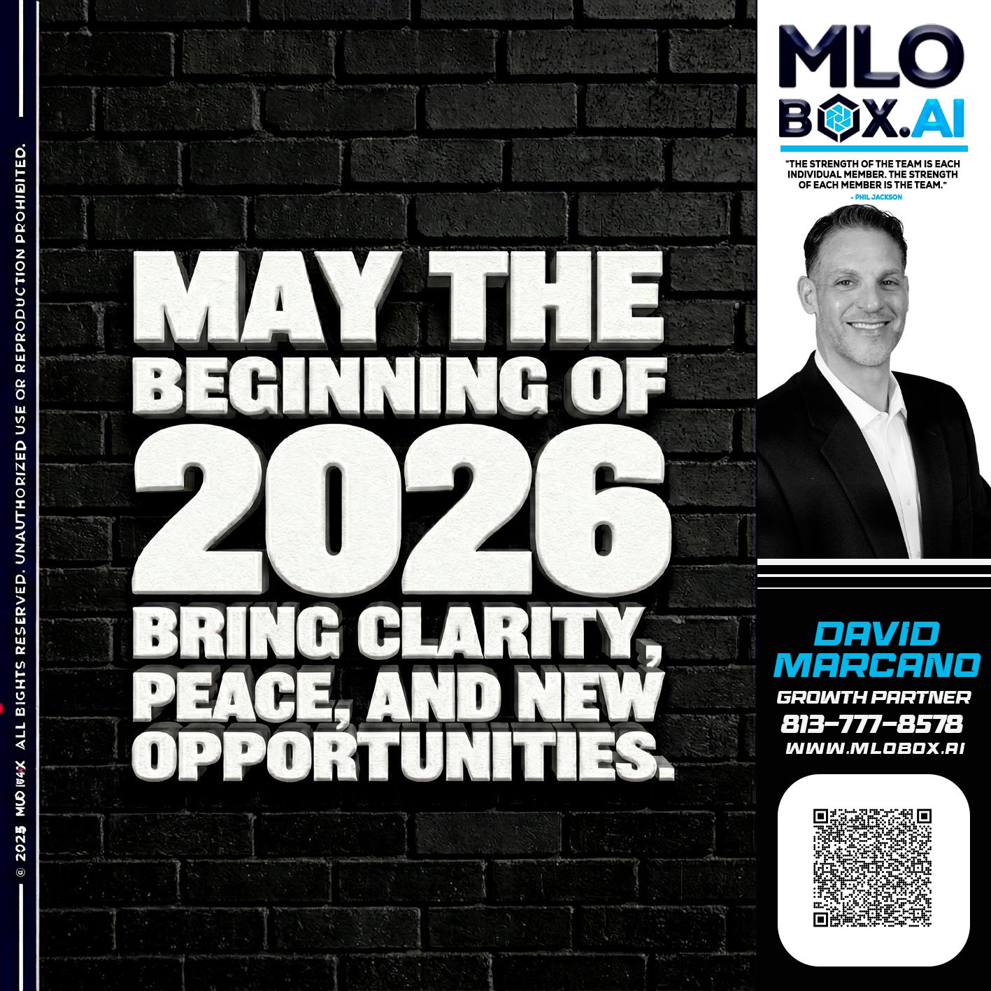 MAY THE 2026 - David Marcano -Branch Manger/Sr. Loan Originator