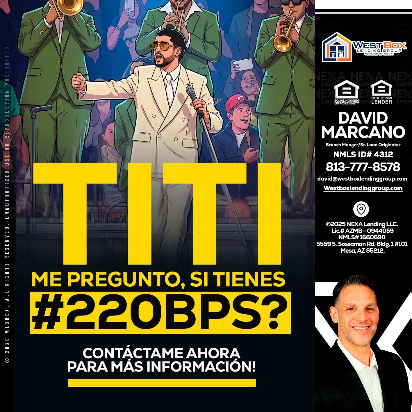 TITI ME PREGUNTO - David Marcano -Branch Manager/Sr. Loan Originator