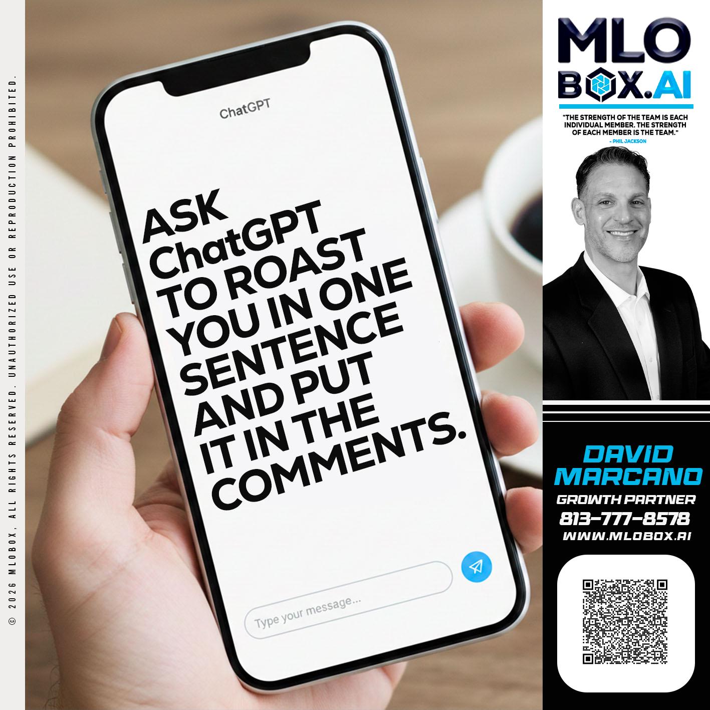 ASK CHAT GPT - David Marcano -Branch Manager/Sr. Loan Originator