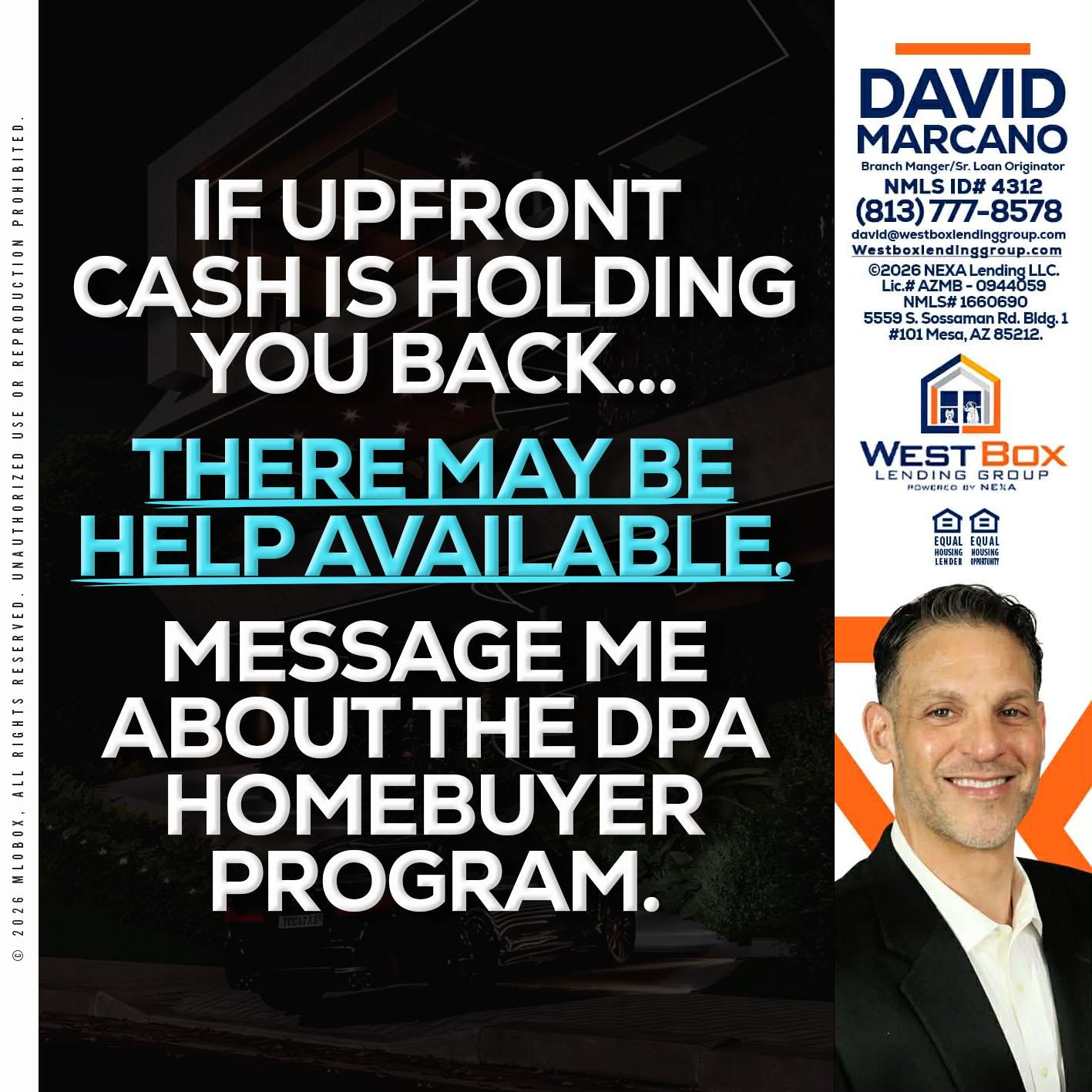 IF UPFRONT - David Marcano -Branch Manager/Sr. Loan Originator