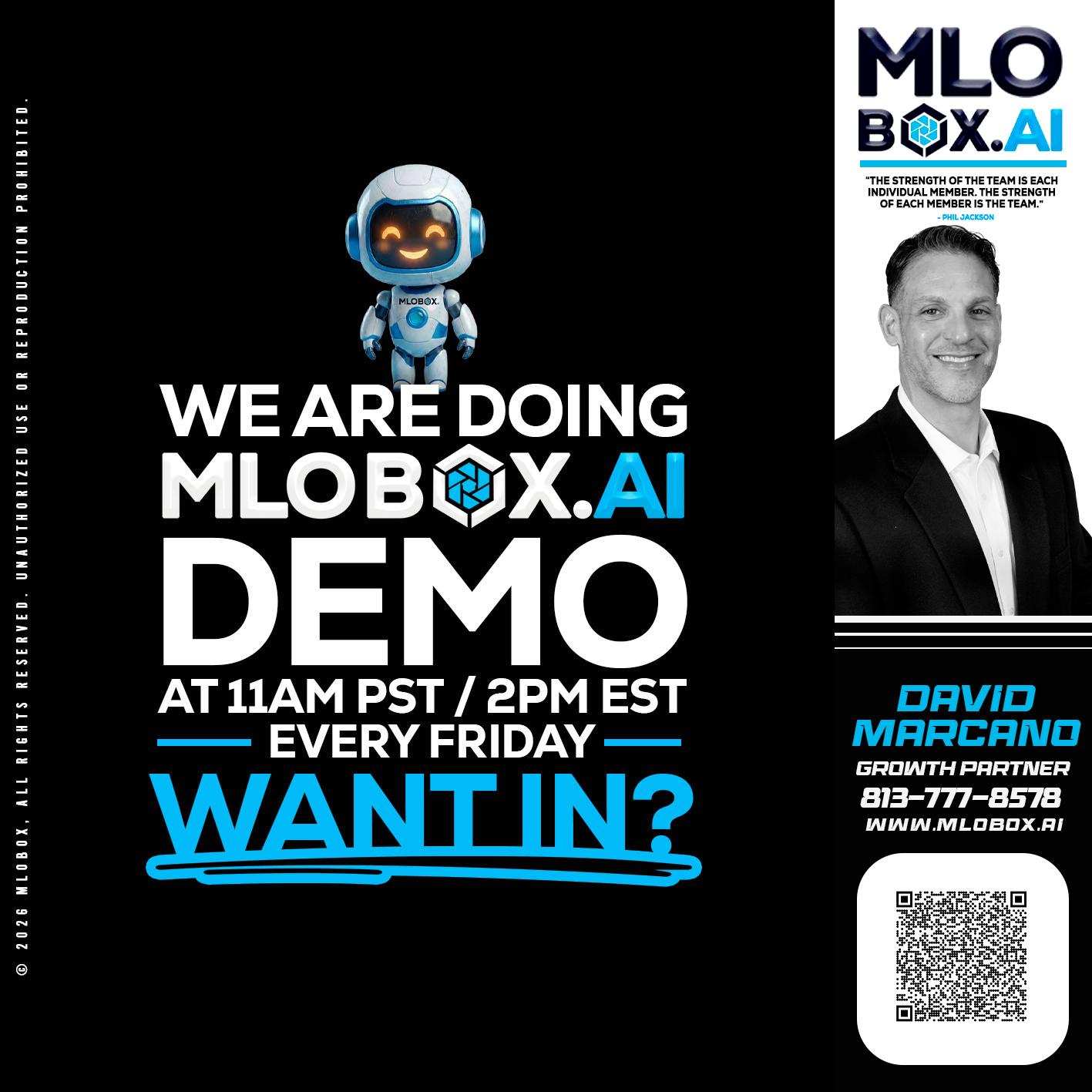 WE ARE DOING - David Marcano -Branch Manager/Sr. Loan Originator