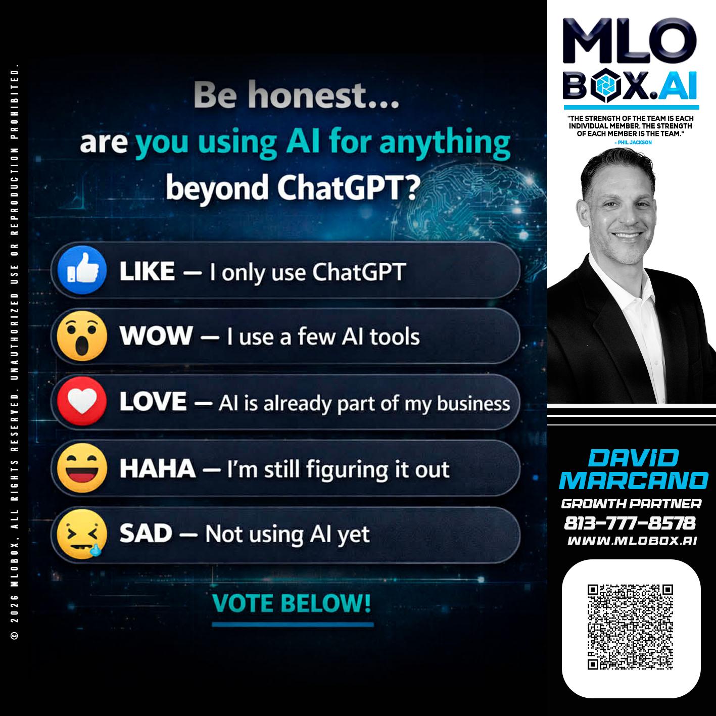 BE HONEST - David Marcano -Branch Manager/Sr. Loan Originator