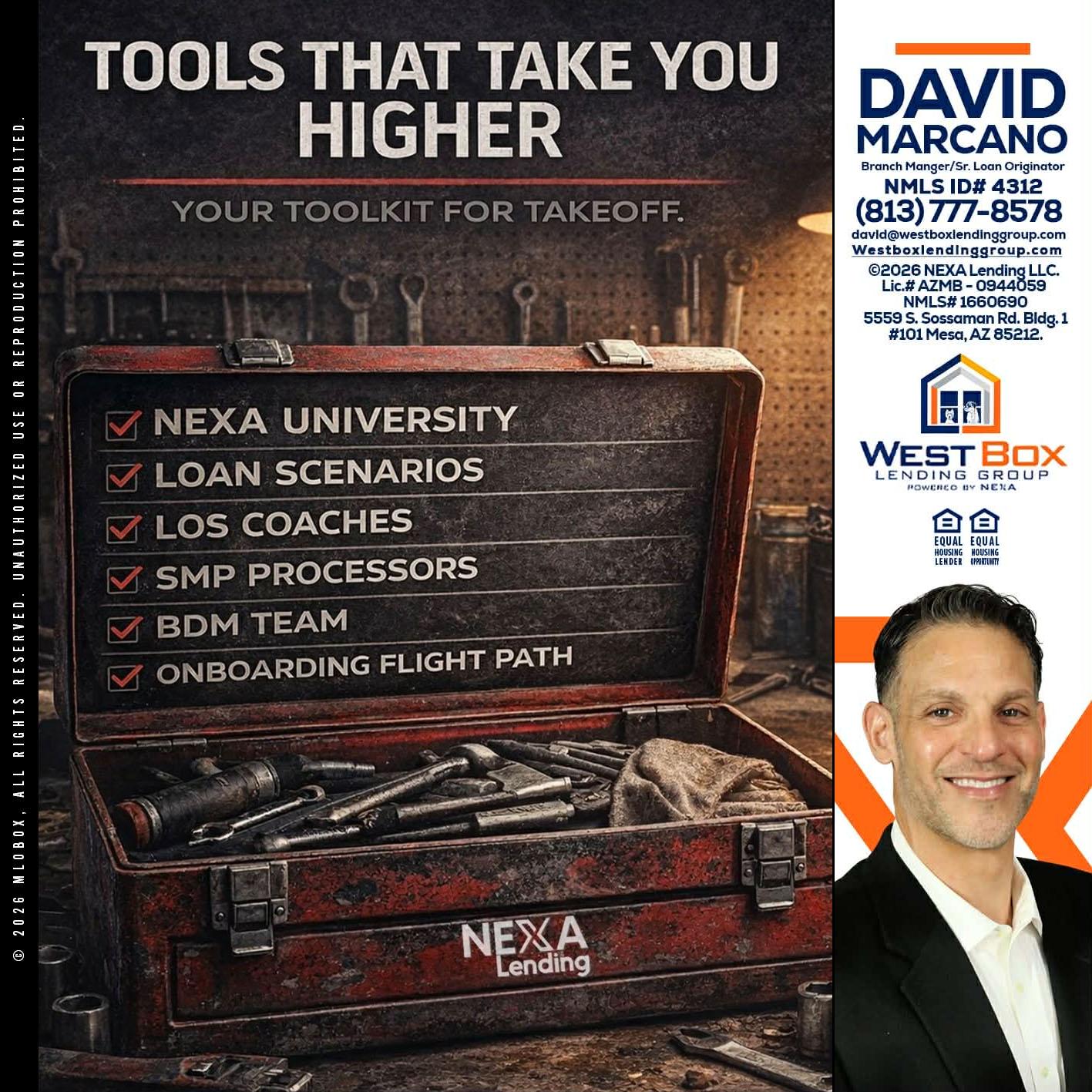 TOOLS THAT - David Marcano -Branch Manager/Sr. Loan Originator
