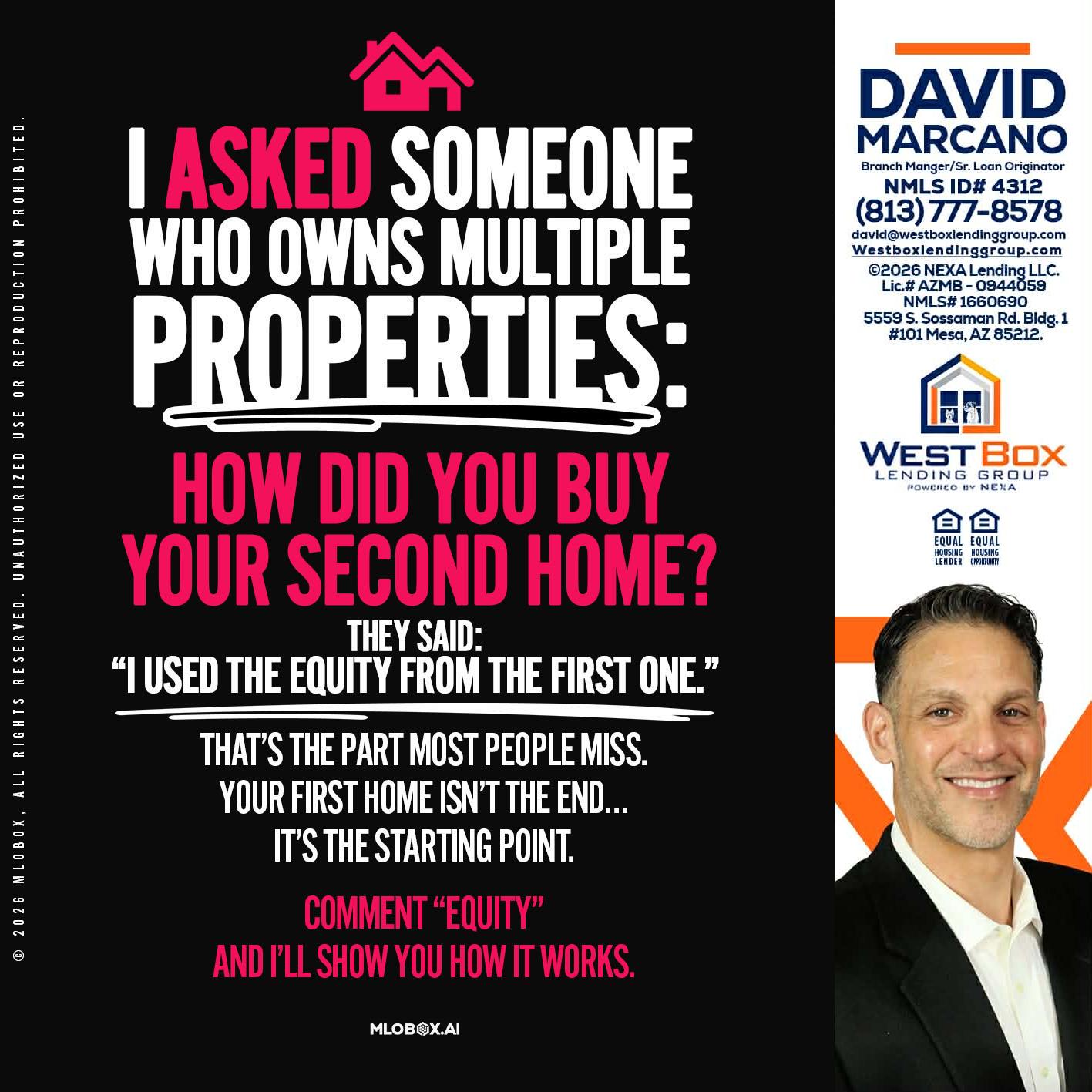 I ASKED SOMEONE - David Marcano -Branch Manager/Sr. Loan Originator