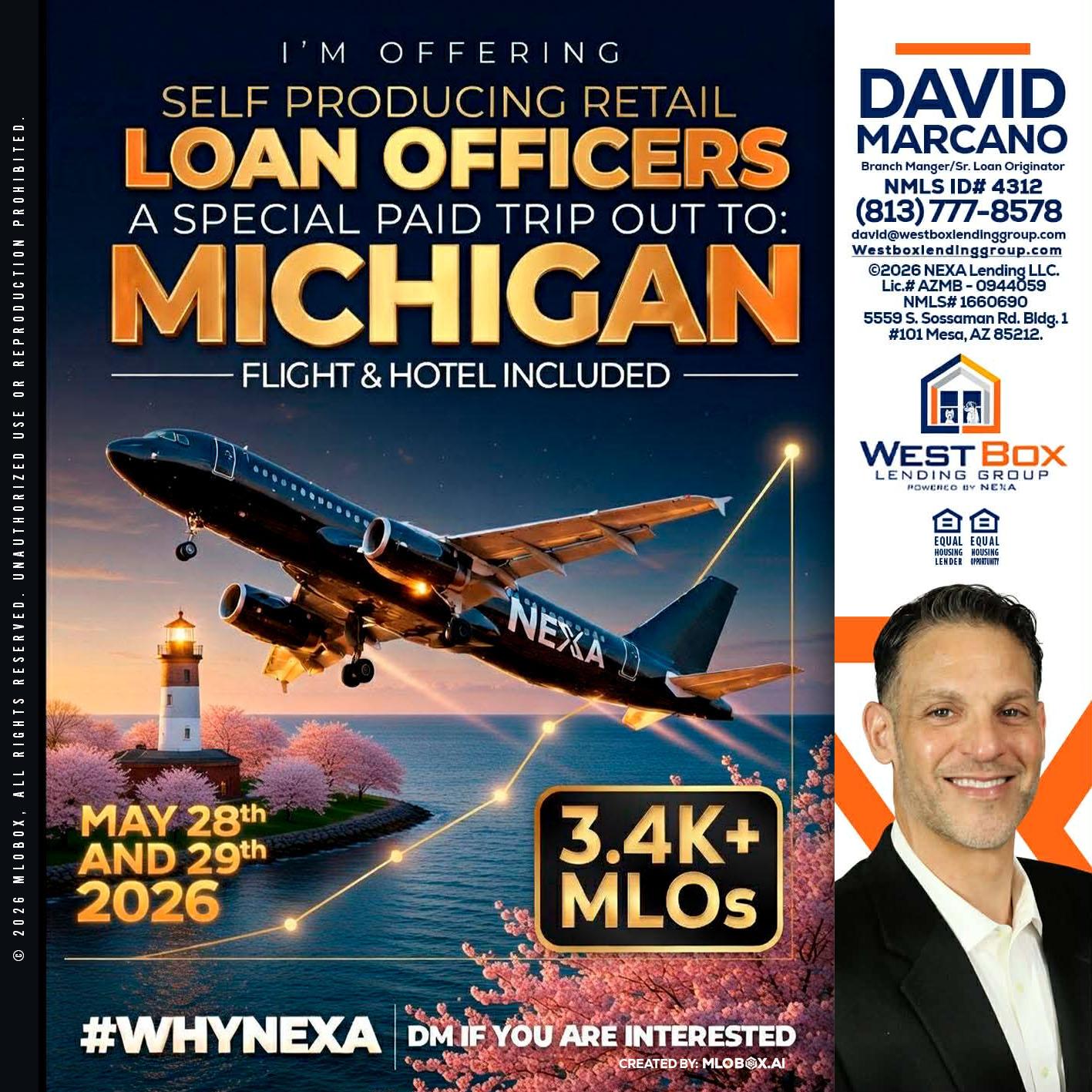 MICHIGAN TRIP - David Marcano -Branch Manager/Sr. Loan Originator