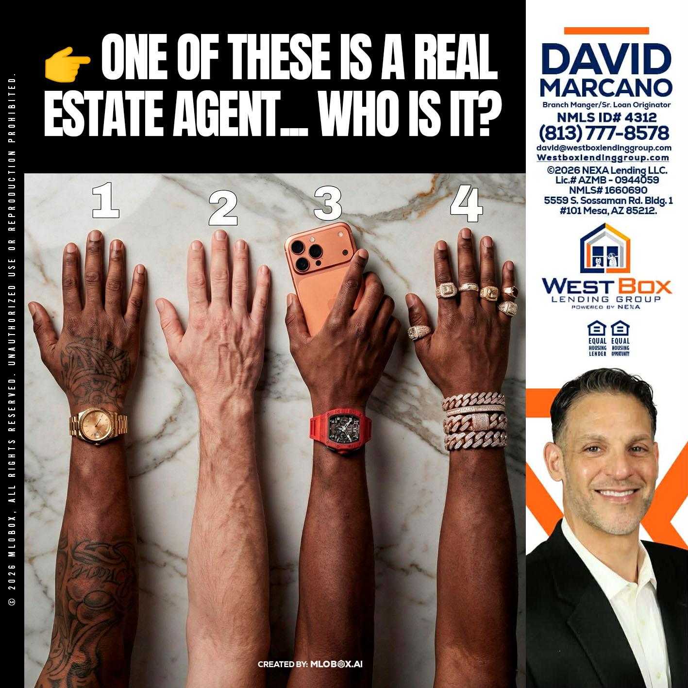 ONE OF THESE - David Marcano -Branch Manager/Sr. Loan Originator