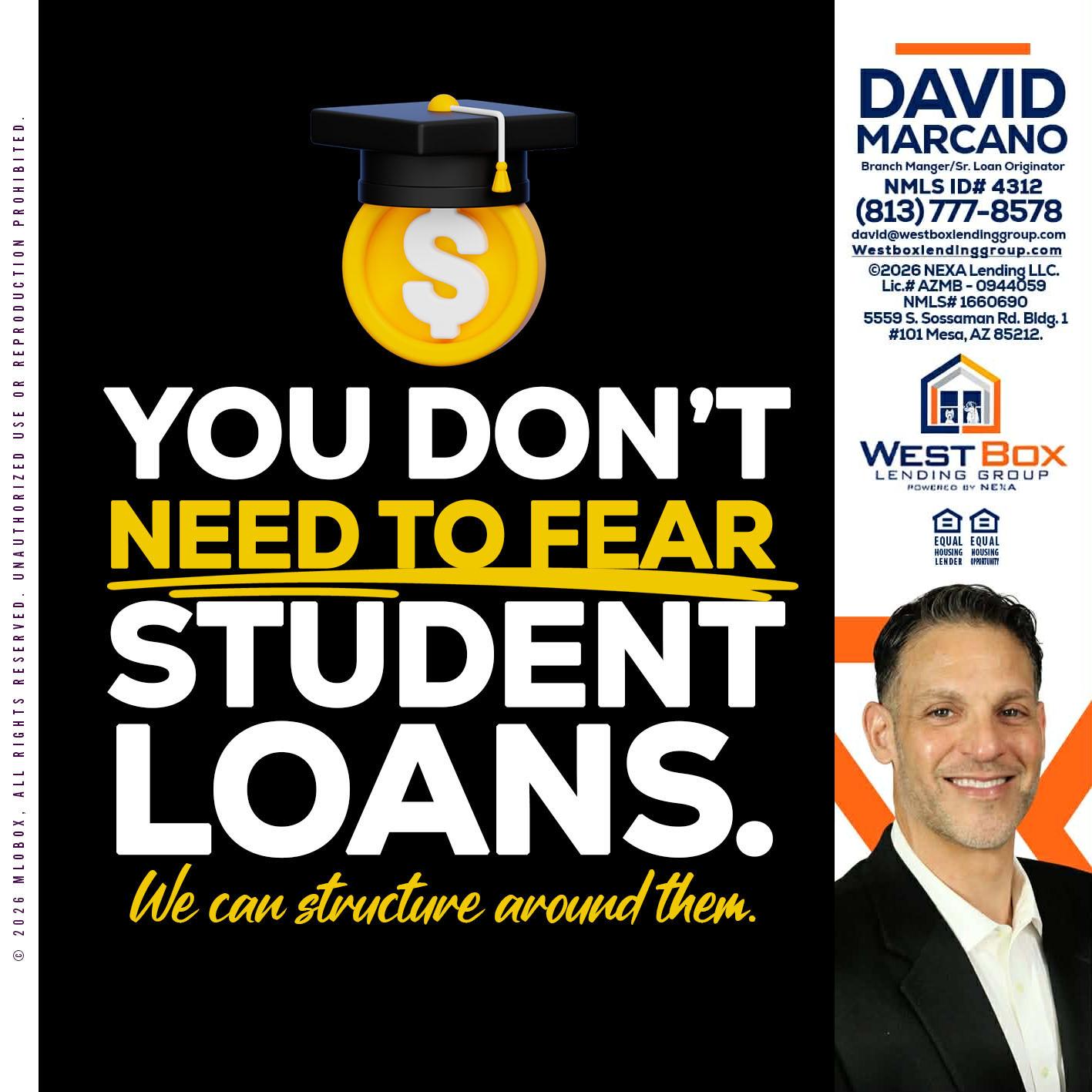 YOU DONT NEED - David Marcano -Branch Manager/Sr. Loan Originator