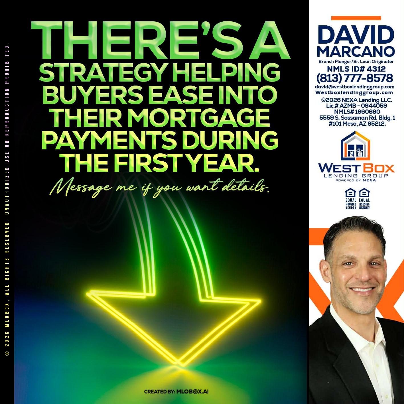 THERES A STATEGY - David Marcano -Branch Manager/Sr. Loan Originator
