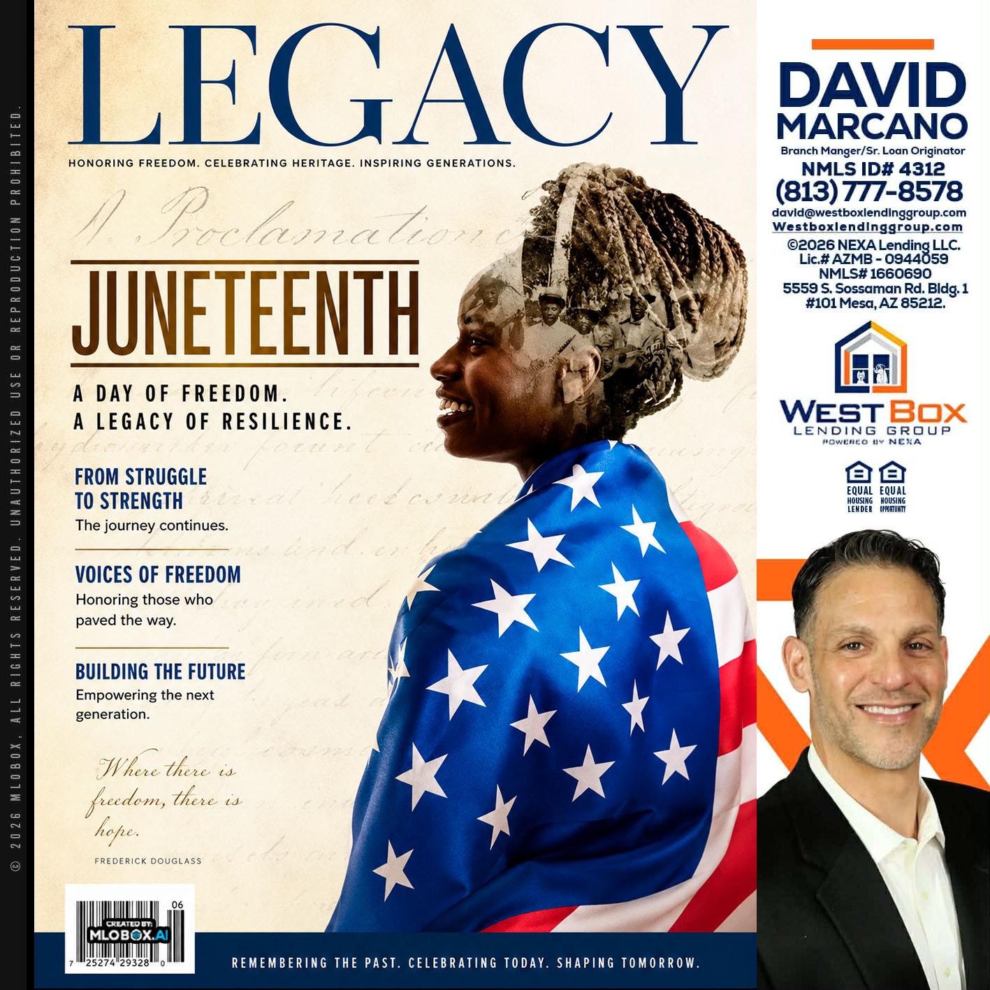 LEGACY - David Marcano -Branch Manager/Sr. Loan Originator