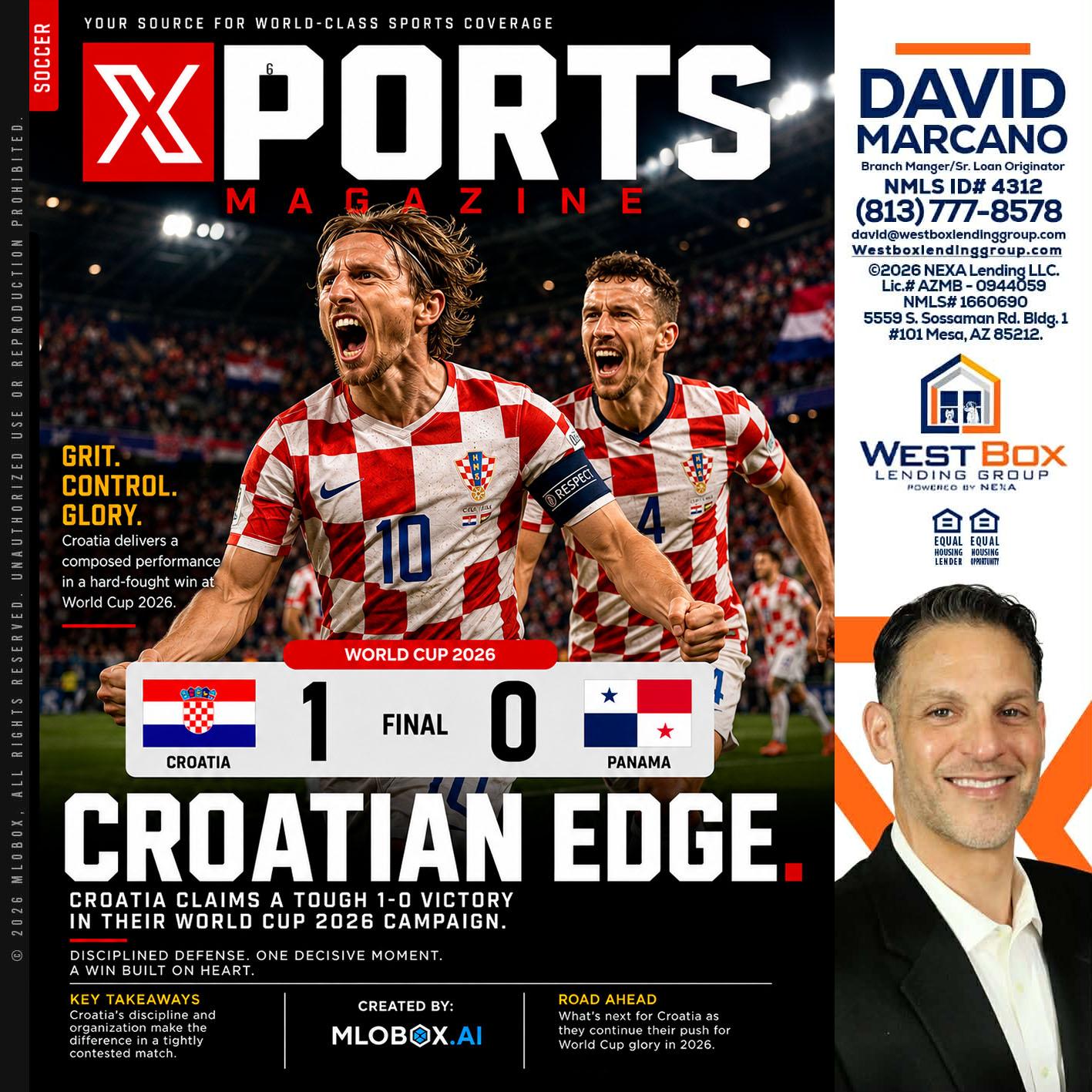 CROATIA 1-0 PANAMA - David Marcano -Branch Manager/Sr. Loan Originator