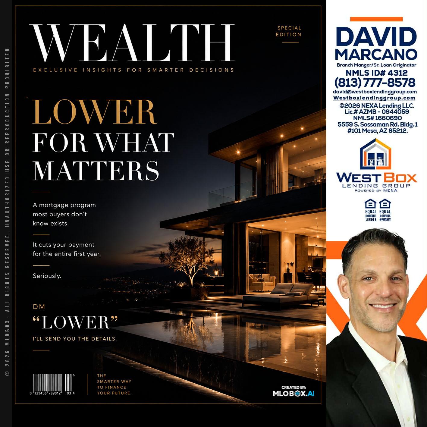 WEALTH - David Marcano -Branch Manager/Sr. Loan Originator