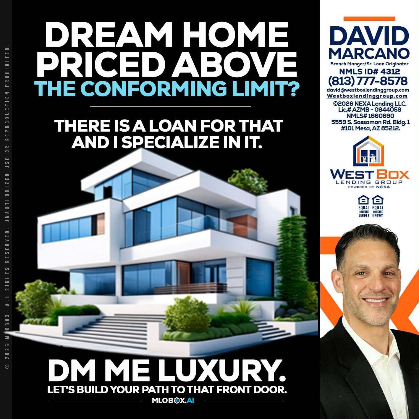 DREAM HOME - David Marcano -Branch Manager/Sr. Loan Originator