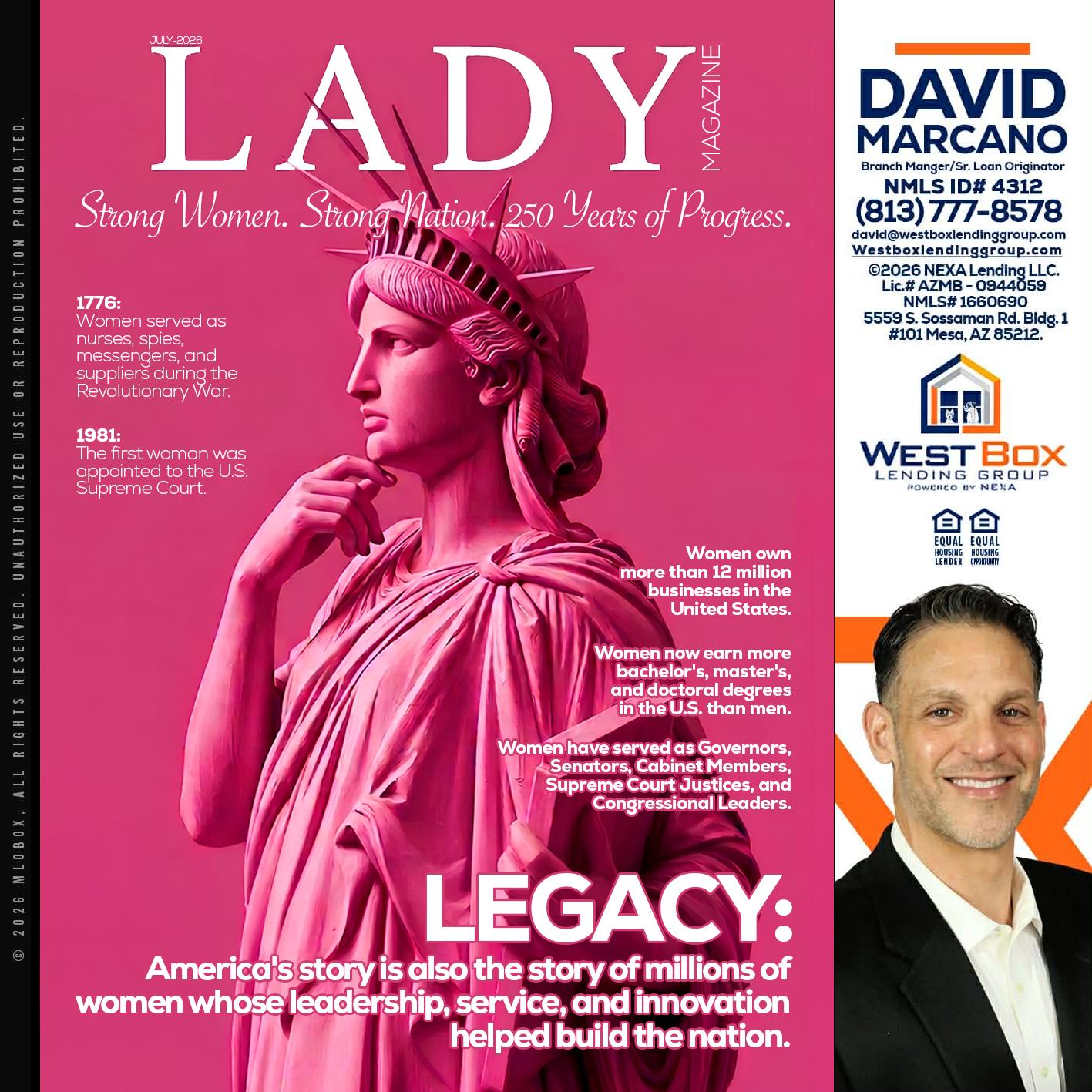 LADY LIBERTY! - David Marcano -Branch Manager/Sr. Loan Originator