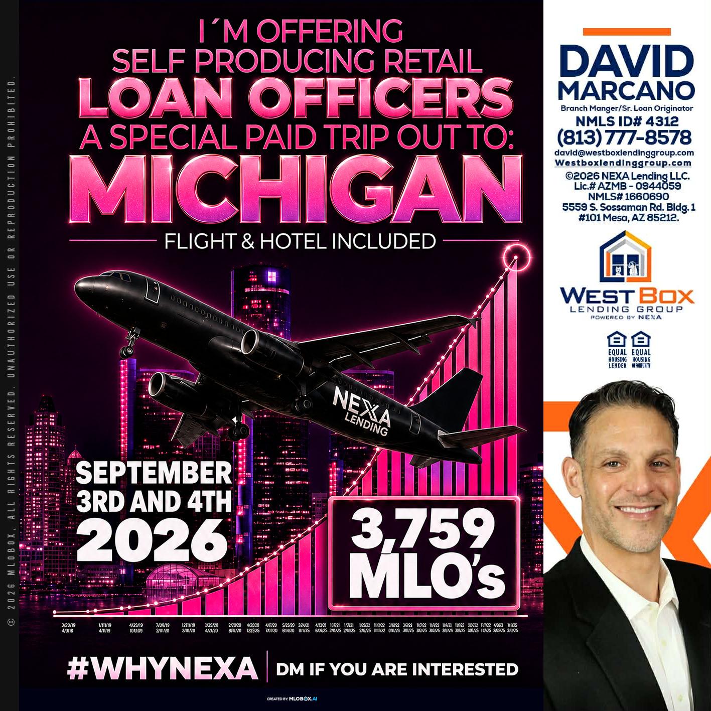 MICHIGAN TRIP - David Marcano -Branch Manager/Sr. Loan Originator