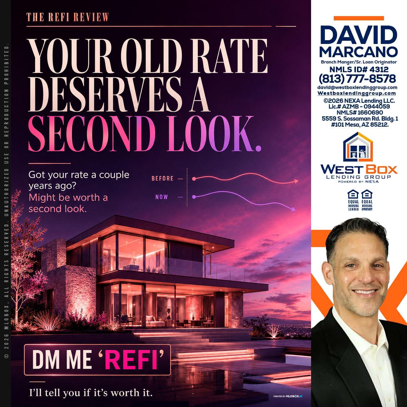 YOUR OLD - David Marcano -Branch Manager/Sr. Loan Originator