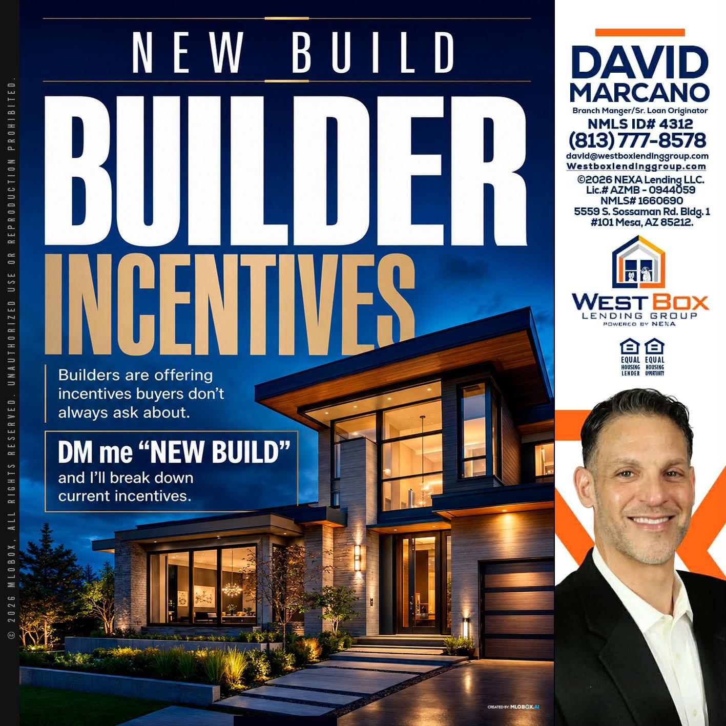 NEW BUILDER - David Marcano -Branch Manager/Sr. Loan Originator