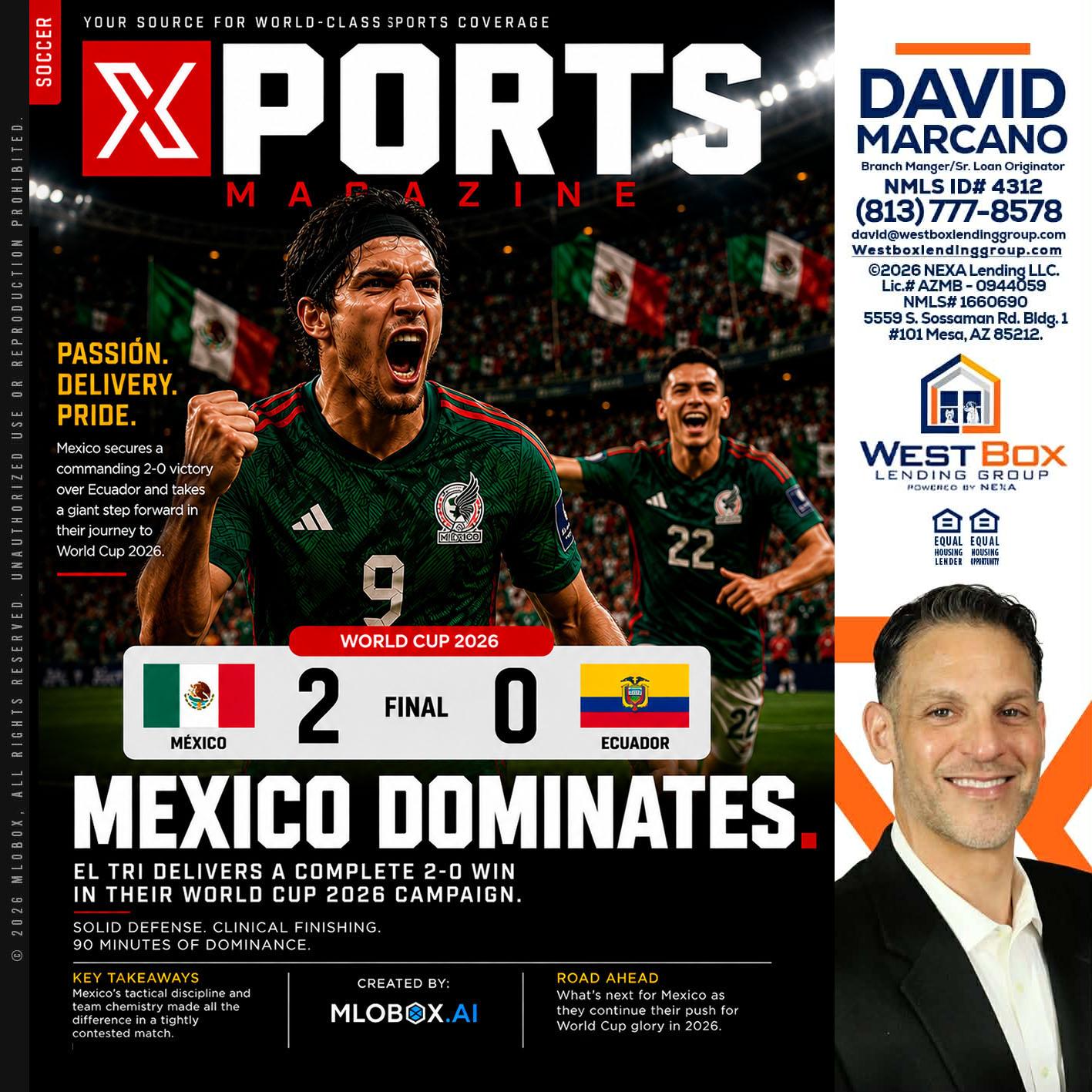 XPORTS MEX 2-0 ECUADOR - David Marcano -Branch Manager/Sr. Loan Originator