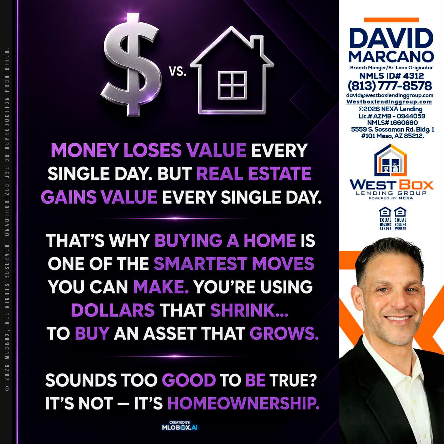 MONEY LOSES - David Marcano -Branch Manager/Sr. Loan Originator
