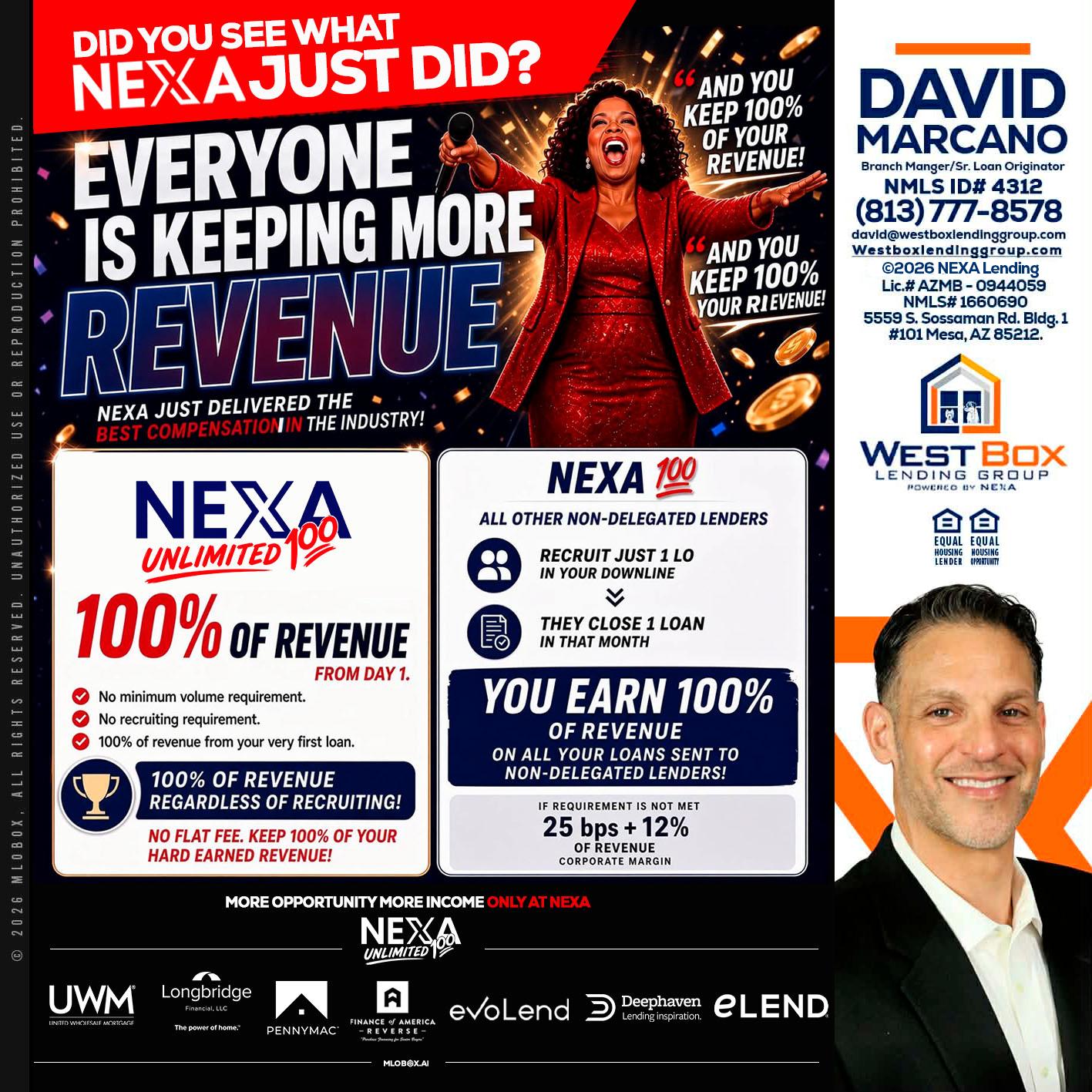 EVERYONE IS KEEPING - David Marcano -Branch Manager/Sr. Loan Originator