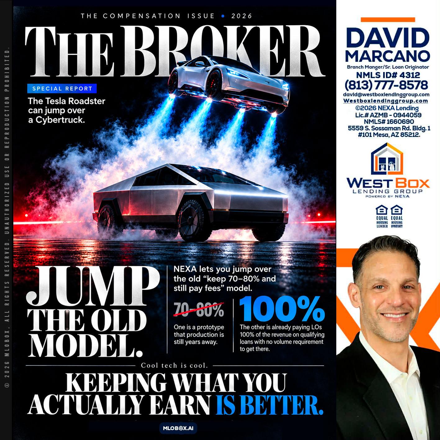 THE BROKER - David Marcano -Branch Manager/Sr. Loan Originator