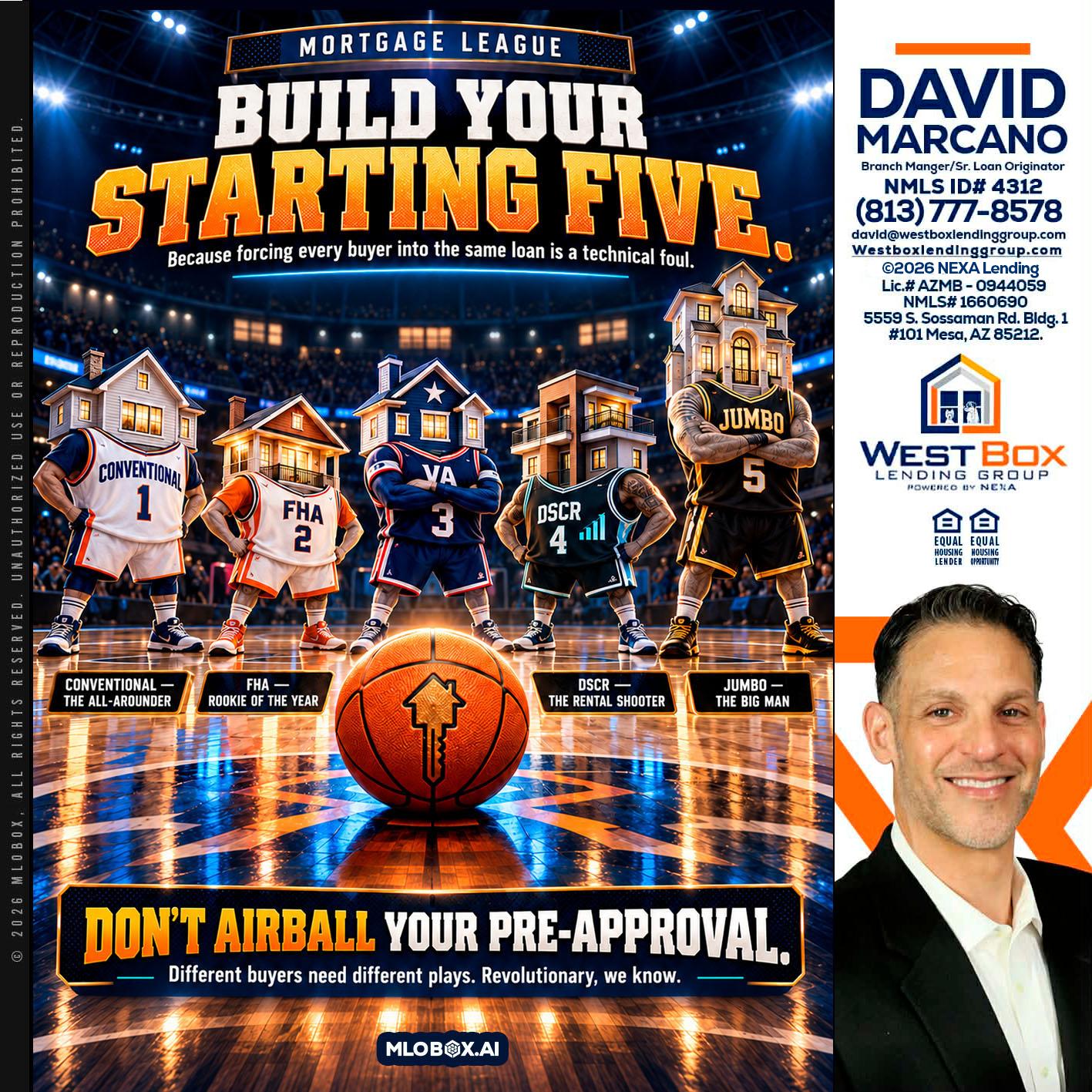 BUILD YOUR - David Marcano -Branch Manager/Sr. Loan Originator