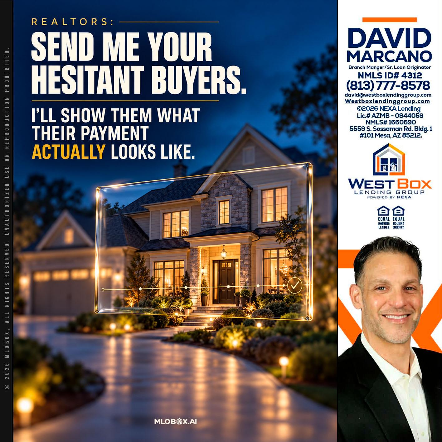 REALTOR - David Marcano -Branch Manager/Sr. Loan Originator